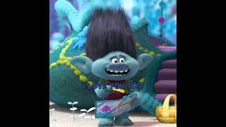 This song goes good for them😊🩷💙  Trolls holiday in harmony trolls broppy poppy branch edit [upl. by Zalucki]