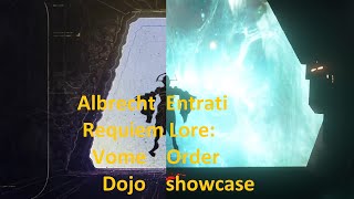 Warframe  Albrecht Entrati  Vome Order  Dojo showcase [upl. by Peace]