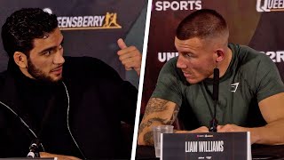 Hamzah Sheeraz vs Liam Williams • FULL PRESS CONFERENCE Frank Warren amp TNT Sports [upl. by Ahtimat]