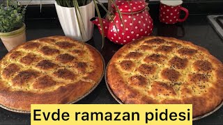 Ramazan 🌙 pidesi nasıl yapılır puf puf kabaran evde açık pide tarifi [upl. by Vera247]