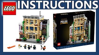 LEGO Instructions  Police Station  10278  LEGO Icons 2021 [upl. by Molly]