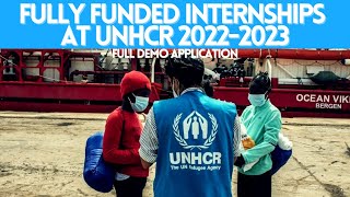 Fully Funded Internship Program at UNHCR 20222023  How To Get Fully Funded Internships  UN Jobs [upl. by Hussey]