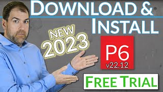 Primavera P6  How To Download and INSTALL Free Trial [upl. by Burkhart]