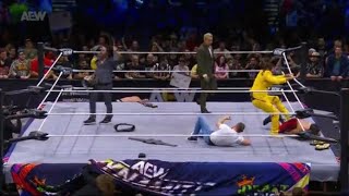 JACK PERRY ATTACKS BRYAN DANIELSON  AEW DYNAMITE [upl. by Neffirg]