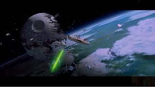 Star Wars VI Return of the Jedi  Space Battle of Endor Supercut [upl. by Venterea]