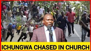 Ground Ni Kubaya Ruto MP Kimani Ichungwa heckled in Church by angry kenyans for defending Ruto lies [upl. by Georgeanna]