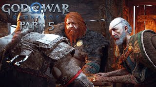 GOD OF WAR RAGNAROK  THOR VS KRATOS  Part 5  ODIN amp THOR MEET KRATOS  4K  RTX3060 [upl. by Rozalie]