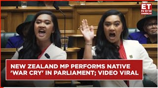 Viral  New Zealands Youngest MP Stuns Parliament With First Speech Performs Maori Haka [upl. by Eirrotal]