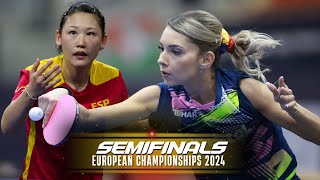 FULL MATCH  Bernadette Szocs vs Maria Xiao  2024 European Championships Semifinals [upl. by Eelyab613]