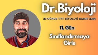 Sınıflandırmaya Giriş 23 Günde TYT Biyoloji Kampı yks2024  9 Sınıf [upl. by Einnahc787]