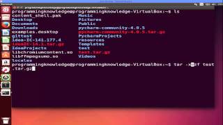 How to Extract a targz File in Linux using Terminal [upl. by Eisler]