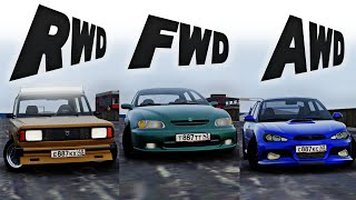 ᴅʀɪғᴛ ᴏɴ RWD FWD ᴀɴᴅ AWD  ʙᴇᴀᴍɴɢ ᴅʀɪᴠᴇ [upl. by Arama]