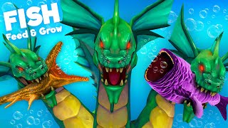 NEW LEGENDARY HYDRA vs PREHISTORIC PROGNATHODON  Feed amp Grow [upl. by Ginelle766]