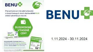 Leták Benu lékárna CZ  1112024  30112024 [upl. by Adnohsat]