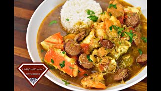 Chicken Sausage and Seafood Gumbo for the Holidays Step by Step Cooking With Carolyn [upl. by Aiden]