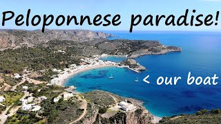 Wild sailing around the Peloponnese Winter  off season in Greece Ep 15 [upl. by Gusti]