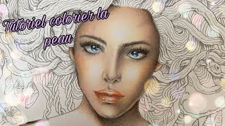 Tuto  colorier la peau aux crayons de couleurs [upl. by Sonstrom]