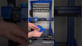 Petites impressions 3D de Spiderman sur Artillery Sidewinder X2 avec le PLA Eryone  Shorts [upl. by Llevram951]