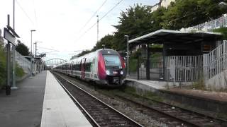 Z50000 NAT  Arrêt à la gare de Enghien Les Bains sur la ligne H du Transilien [upl. by Lehcsreh]