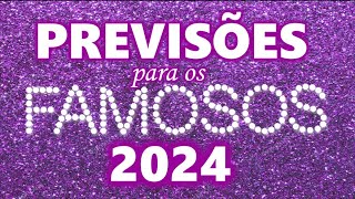 PREVISÕES PARA OS FAMOSOS EM 2024  Cartas Vidência Numerologia e Intuição  Por Pedro Baldansa [upl. by Bekelja]