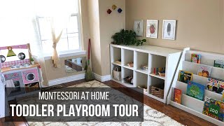 MONTESSORI TODDLER PLAYROOM TOUR [upl. by Oicelem149]