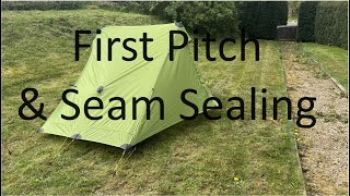 3FUL Lanshan 2 Pro First Time Pitching amp Seam Sealing [upl. by Allertse]