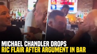 Ric Flair and Michael Chandler Have HEATED Argument [upl. by Nytnerb]