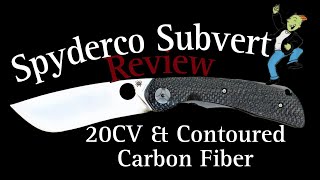 Spyderco Subvert Review Sprint Run [upl. by Gasparo]