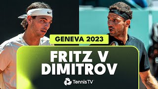 EPIC Grigor Dimitrov vs Taylor Fritz SemiFinal  Geneva 2023 Highlights [upl. by Oos]