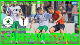 🔥 SAMENVATTING GROENE STER vs WITTENHORST [upl. by Giulietta]