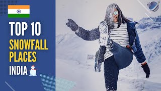 Top 10 Snowfall Places to Visit in India 2024 [upl. by Davey]