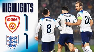 North Macedonia 11 England  Three Lions End UEFA EURO 2024 Qualification Unbeaten  Highlights [upl. by Farmer430]