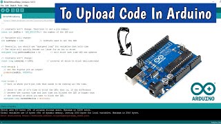 How to Upload CodeSketch in Arduino  Arduino IDE ⏩ [upl. by Burrow]