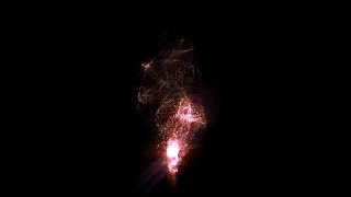 Pink particles effects black screen video  Black screen particles overlay [upl. by Assirem]