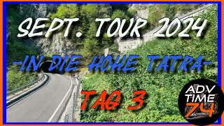 Mit dem Motorrad zur Hohen Tatra Sept Tour 2024 Tag 3  San Boldo  Offroad  Vrsic Pass [upl. by Tsuda]