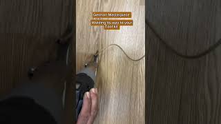 Welding Pvc  vinyl flooring with this weld gun childs play diy howto steinel [upl. by Burford]