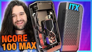 WellBuilt MiniITX Case Cooler Master NCORE 100 MAX Review amp Benchmarks [upl. by Yoral541]