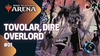 Its Showtime Tovolar Dire Overlord🔥🌲 01  MTG Arena  Historic Brawl [upl. by Salba57]