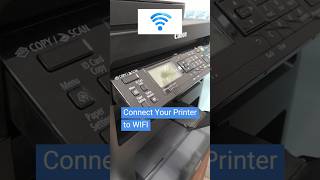 How to connect printer to wireless network  Canon MF244DW canon printer wifi [upl. by Asyl809]