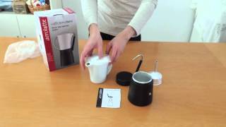 Aerolatte Cafe Porcellana  Unboxing [upl. by Saideman10]