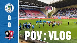 Wigan Athletic vs Exeter City  Another 00 Stalemate  Matchday Vlog [upl. by Intirb]