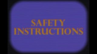 Video Cassette 1 Safety Instructions  The Man From The Fog 12 TRAILER [upl. by Jerry]