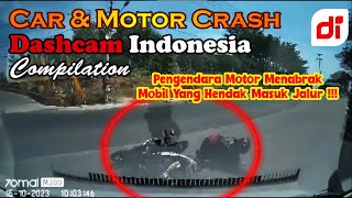 CAR amp MOTOR CRASH DASHCAM INDONESIA COMPILATION NOVEMBER 1 2023 [upl. by Nitsug892]