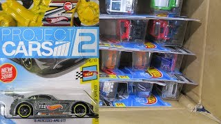 2018 D USA Factory Sealed Hot Wheels Case Unboxing with Project Cars 2 [upl. by Odraleba]