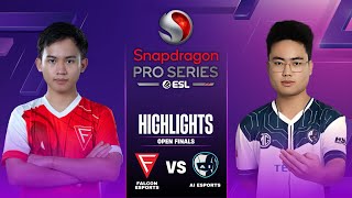 FCON vs AI HIGHLIGHTS  SNAPDRAGON MOBILE OPEN FINALS FALCON ESPORTS vs AI ESPORTS [upl. by Babette]