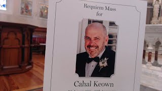 Funeral mass for Cahal Keown [upl. by Idnerb366]