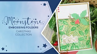 The Craft Show  Moonstone Christmas Embossing Folders [upl. by Buchanan]