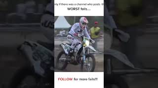 The worst dirt bike fails🤦🤦 bikes automobile dirtbike memes funny bikelife riding [upl. by Adnyc]