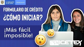 ¿Cómo solicitar tu crédito educativo con ICETEX [upl. by Arretal]