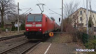 Re 70 Kiel Hamburg hbf Ausfahrt Bordesholm Br 1460 und DB Doppelstockwagen [upl. by Isma]